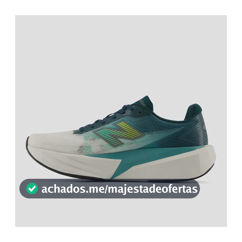 Tênis Fuelcell Rebel V5 - New Balance Verde Azulado Verde Escuro 38 Br
