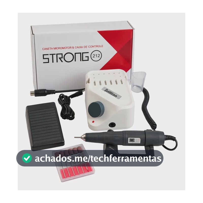 Micro Motor Lixa Podologia Profissional  Lixadeira 1 Unidade 127/220v