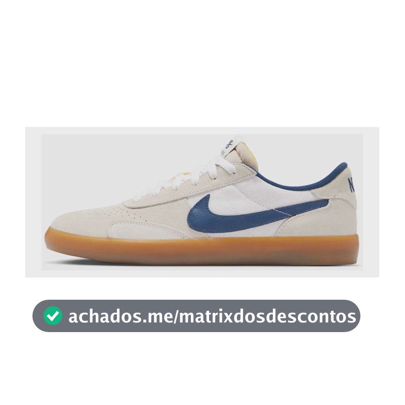 Tênis Nike Sb Heritage Vulc Masculino Bege/azul Escuro 43 Br