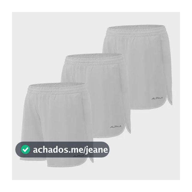 Kit 3 Shorts De Corrida Dry Alpha