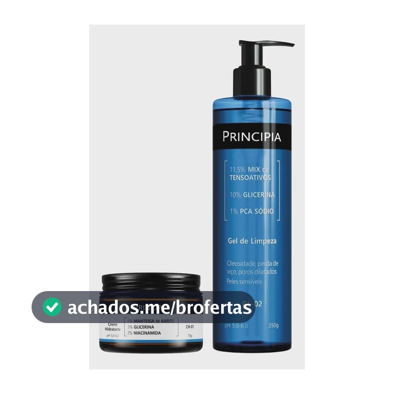 Principia Kit Limpeza E Hidratação Para O Dia A Dia Todo Tipo De Pele Dia/noite