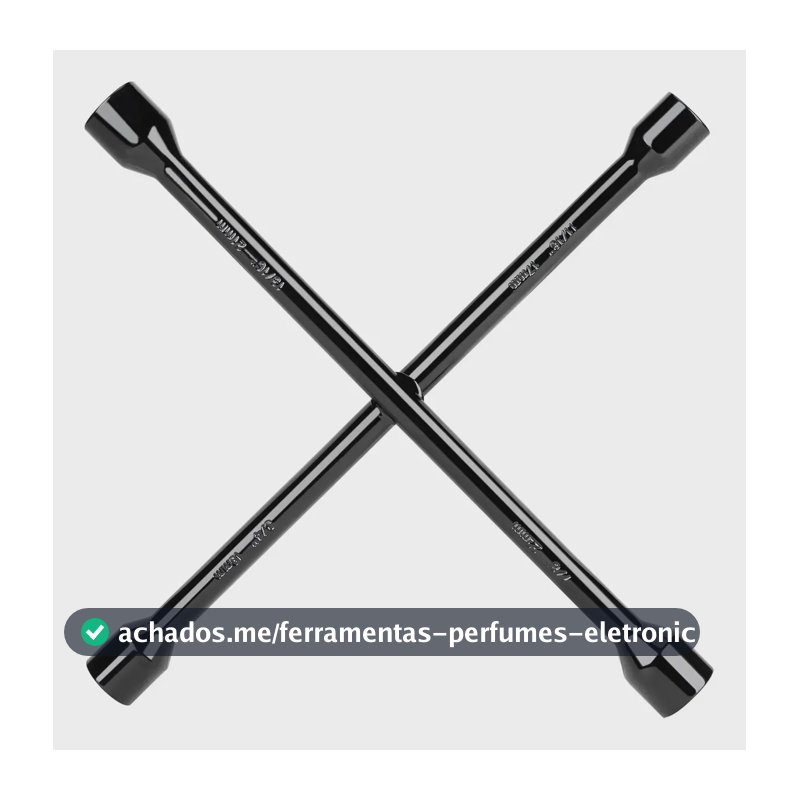 Chave De Roda Cruz Universal Profissional 17-19-21-23mm Aço