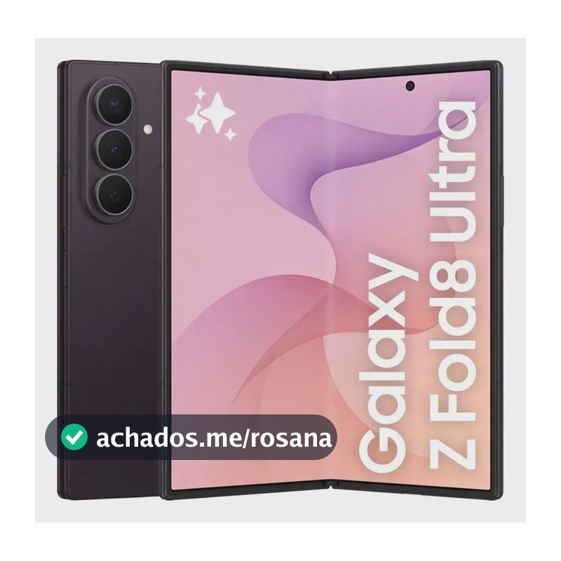 Celular Samsung Galaxy Z Fold8 Ultra 1tb, 16gb Ram; 8.0 - Roxo Escuro