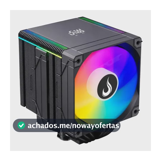 Air Cooler Gamer Argb Temp 6 Pro Com Display - Rise Mode Preto