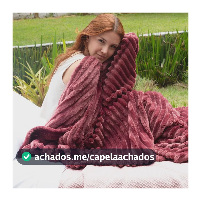 Cobertor Neo Mares Canelado 300g/m² Solteiro 150x220 Camesa