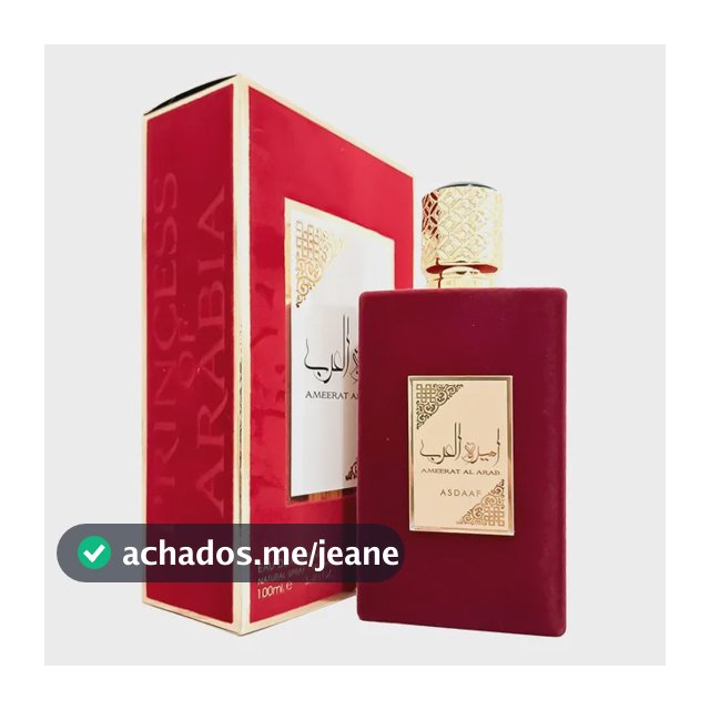 Perfume Árabe - Lattafa Ameerat Al Arab Red Edp 100ml