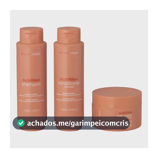 Kit Brae Para Nutrição Linha Braé Stages Nutrition - 3 Itens