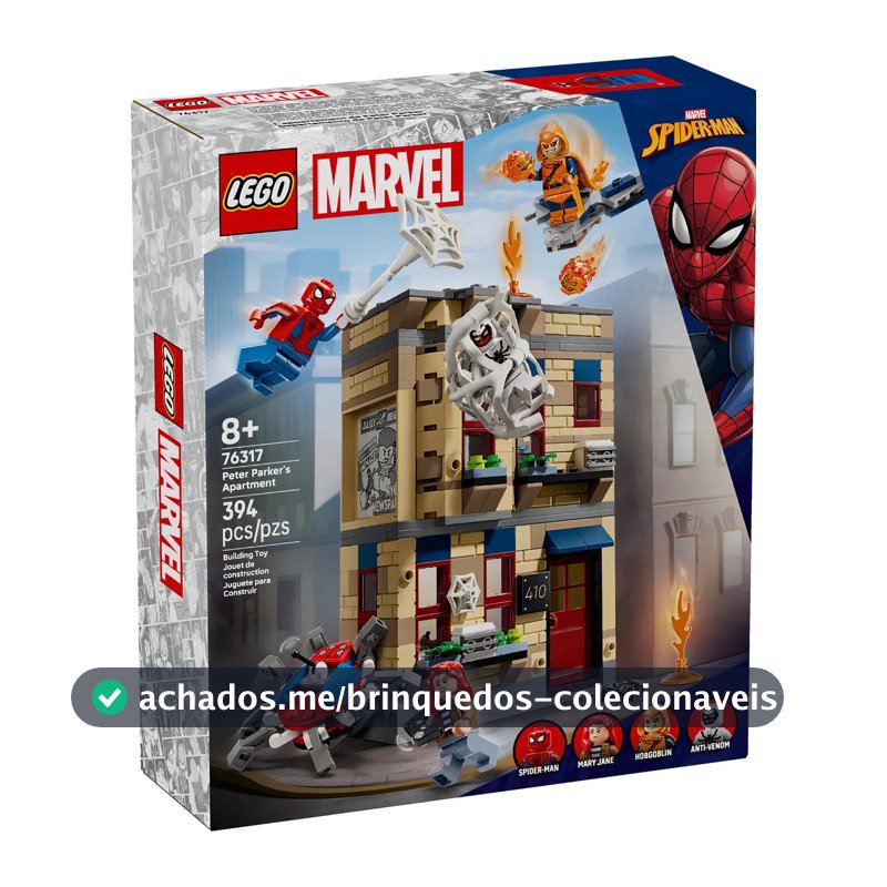 Lego® Marvel Apartamento Do Peter Parker; Super-herói 76317