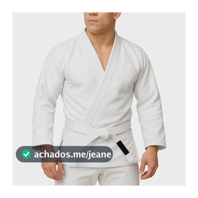 Kimono Jiu-jitsu Trançado Reforçado Adulto+faixa Branca Judô