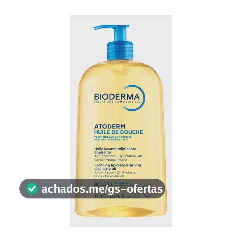 Óleo De Banho Hidratante Bioderma Atoderm 1l Perfume Ligeiro