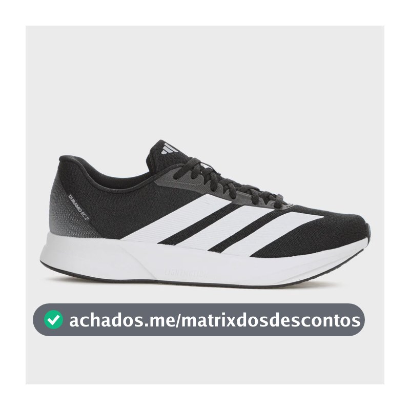 Tênis adidas Duramo Rc2 Casual Confortável Preto 37 Br