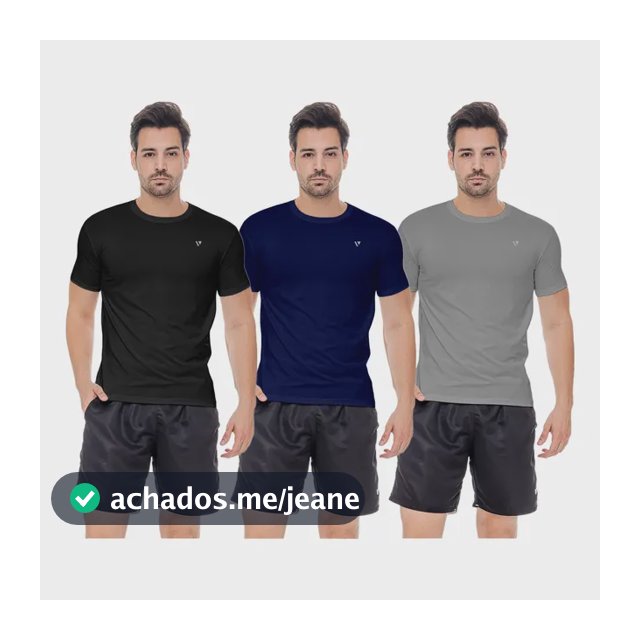 Kit 3 Camisas Proteção Solar Uv Treino Térmica Academia