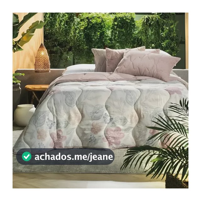 Coberdrom Edredom Grosso Dupla Face Blend Comfort Casal Altenburg