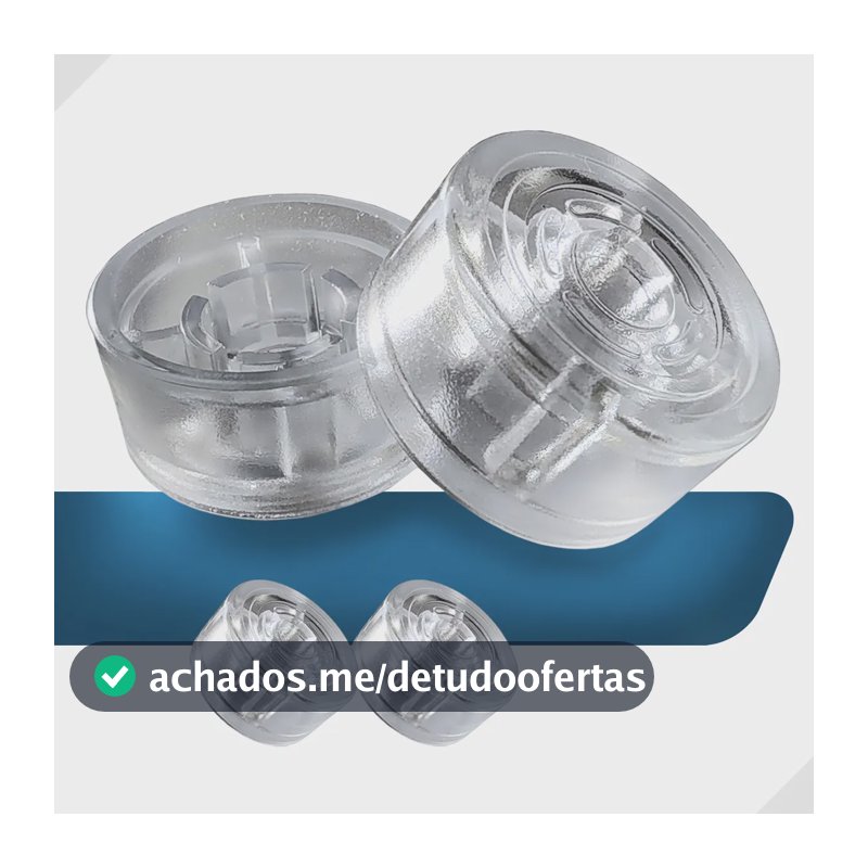 Kit 4 Toppers Clear Transparente Pedal Pedaleira Guitarra