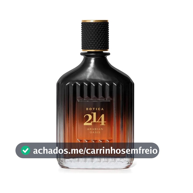 Botica 214 Arabian Oasis Edp Masculino - Boticário 90ml