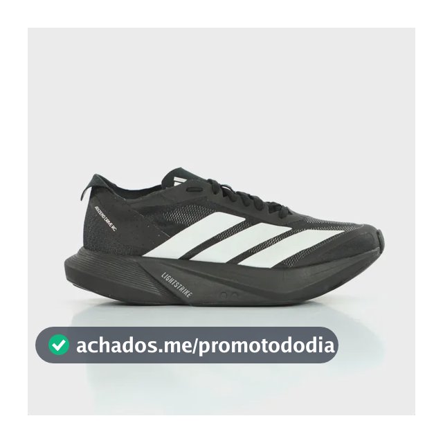 Tênis adidas Adizero Drive Rc Corrida Meia Maratona 21km Preto 42 Br