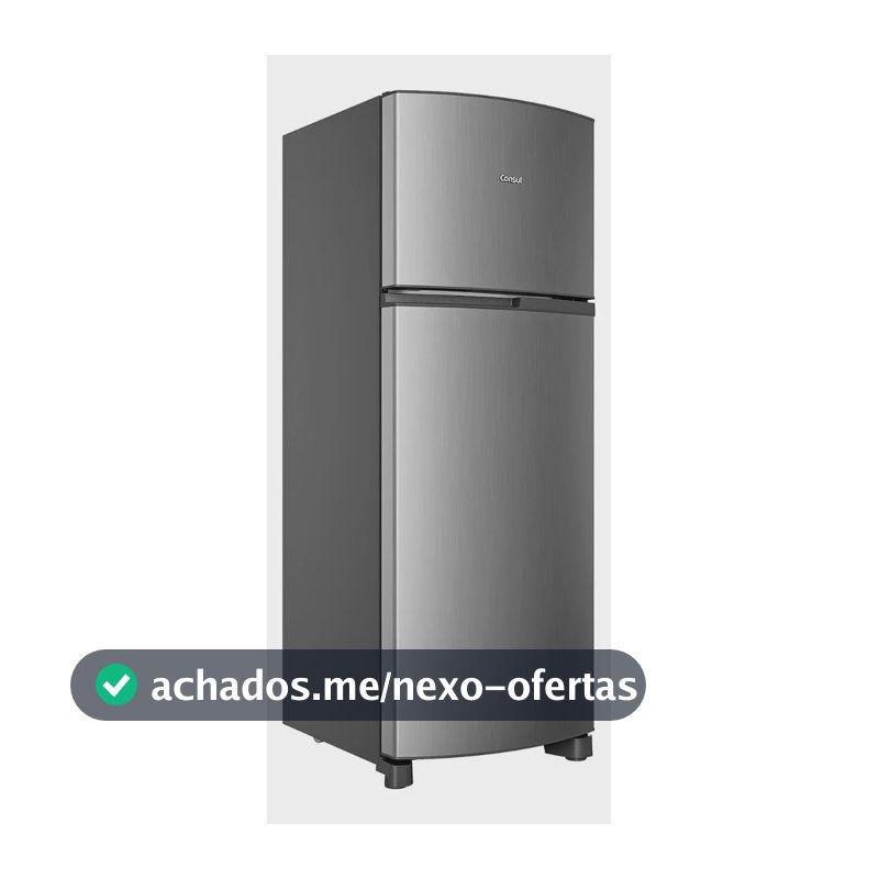 Geladeira Consul Frost Free 333 Litros Duplex Inox - CRM40MK