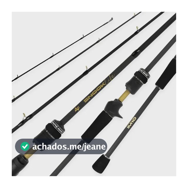 Vara De Carretilha Snook Life C601 1,83mts 10-25lbs 1 Parte - Albatroz