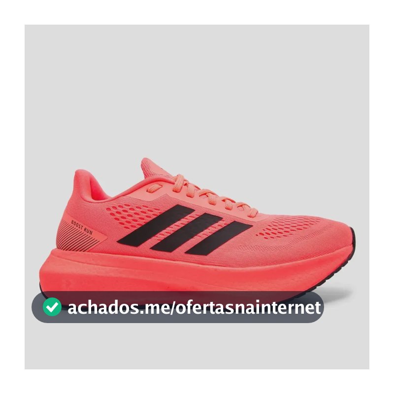 Tênis Feminino Boost Run W adidas Rosa Lisa 38 Br