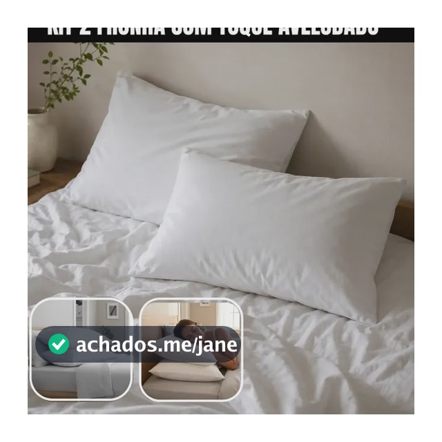 2 Fronha Travesseiro Avulsa 50x70 Toque Aveludado Percal Flex 200 Fios Poliéster Premium cor Branco Liso