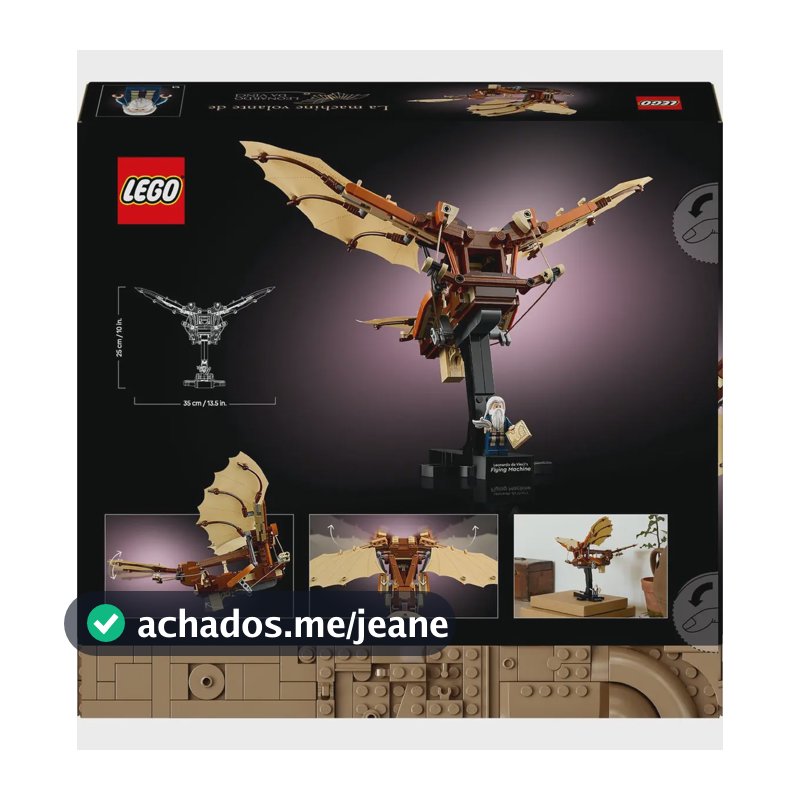 Icons A Máquina Voadora de Leonardo da Vinci Lego 10363