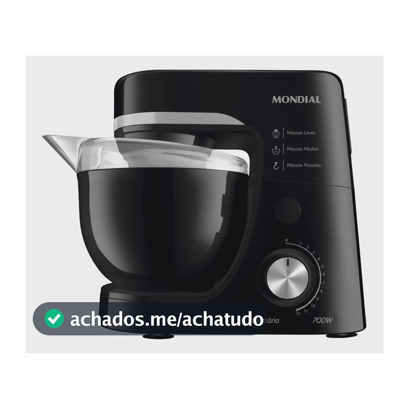 Batedeira Planetária, Mondial, 700W - BP-03-B