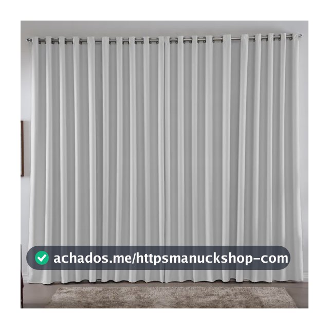 Cortina 3,00x2,50 Metros Blackout Blecaute Gelo Corta Luz Em Tecido Grosso Para Quarto E Sala Casa Laura Enxovais