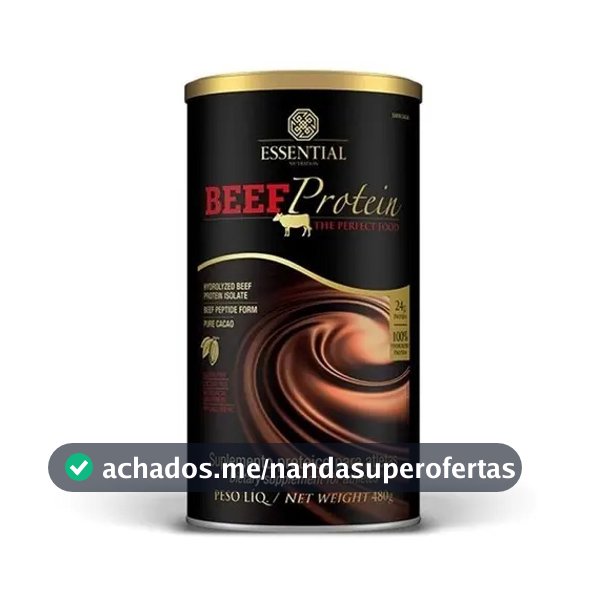 Beef Protein Essential Nutrition 480g Cacao