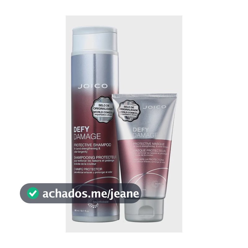 Kit Joico Defy Damage Shampoo 300ml Máscara 150ml + Brinde