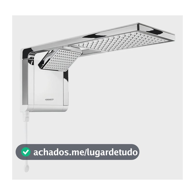 Chuveiro Acqua Duo 7800w 220v Branco/cromado Lorenzetti