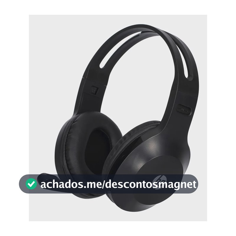 Headset Office Hp Dhh-1601 Conexão P3 Preto