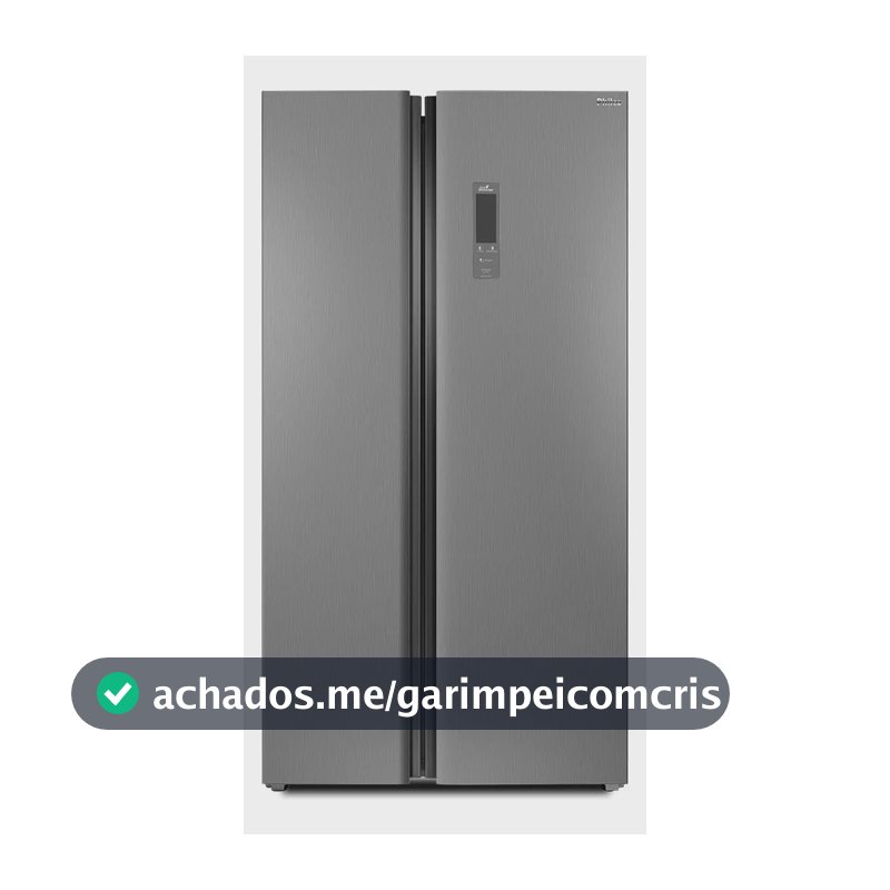 Philco geladeira inverter frost free PRF535I inox com freezer 437l