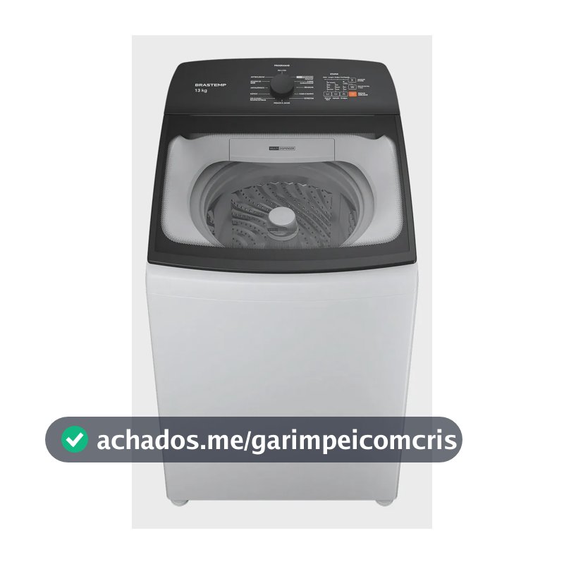 Máquina De Lavar Brastemp 13kg Branca Com Ciclo Tira Manchas Branco