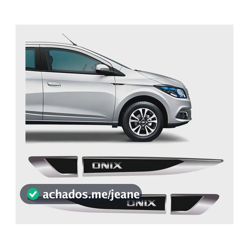 Emblema Lateral Onix 2013/2020 Aplique Resinado Decorativo