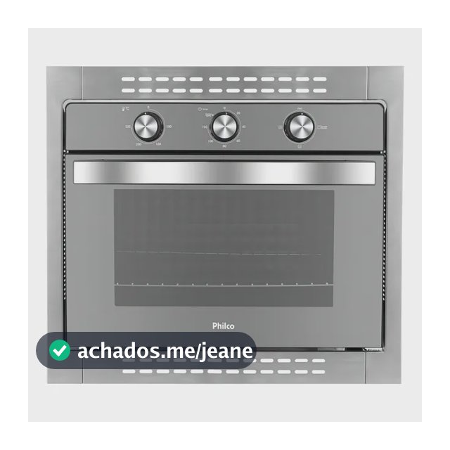 Forno de embutir elétrico Philco 56101041 46L prateado