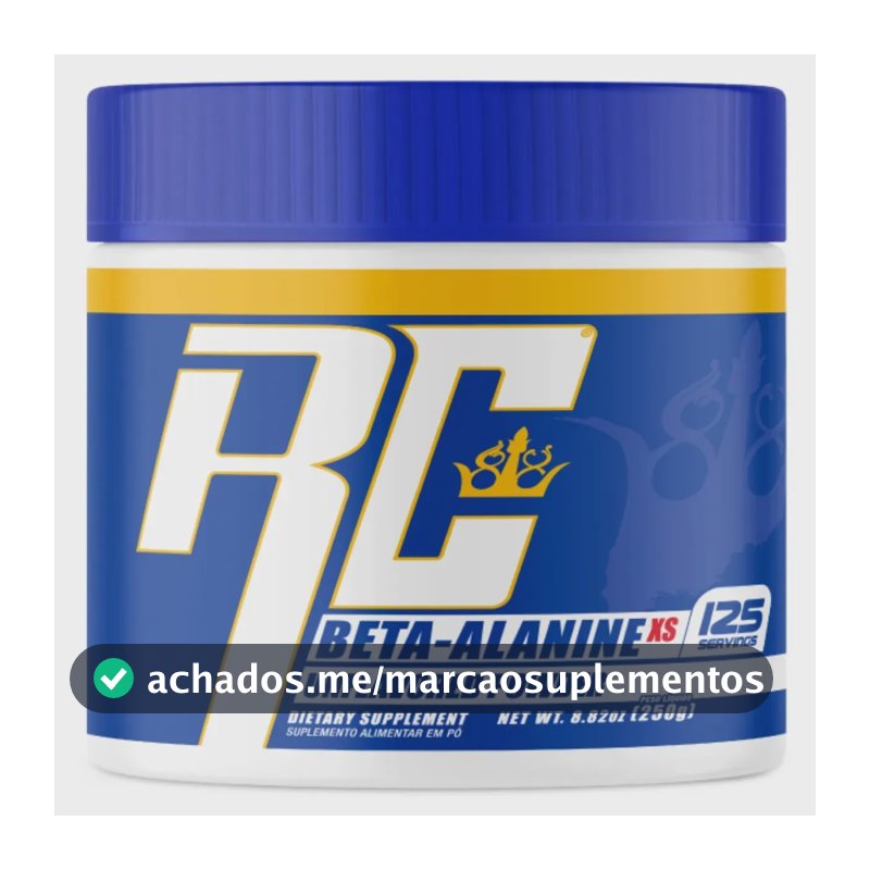 Suplemento Energia Ronnie Coleman Beta Alanina Alta Pureza Sem Sabor 250g