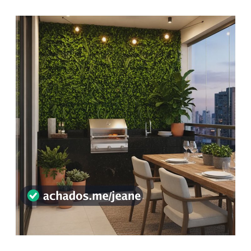 3 Placas Jardim Vertical Artificial Folhagem Alta Cobertura Verde