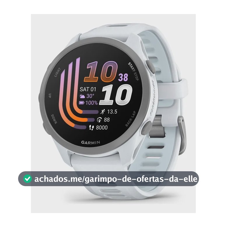 Relógio Garmin Forerunner 170 Music Branco