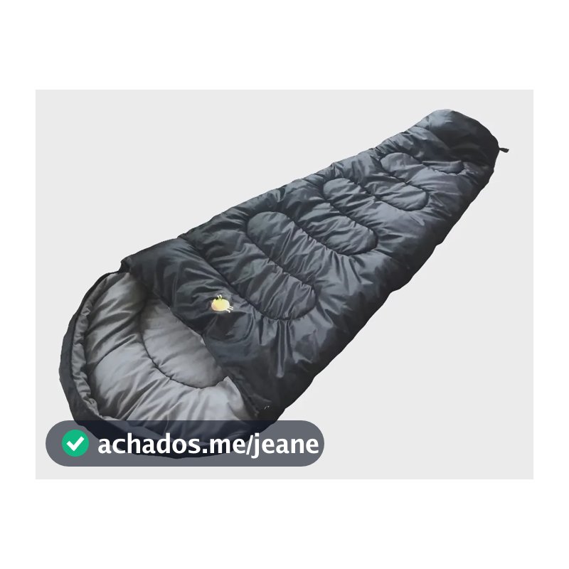 Saco de dormir Guepardo Térmico Camping Ultralight cor preto