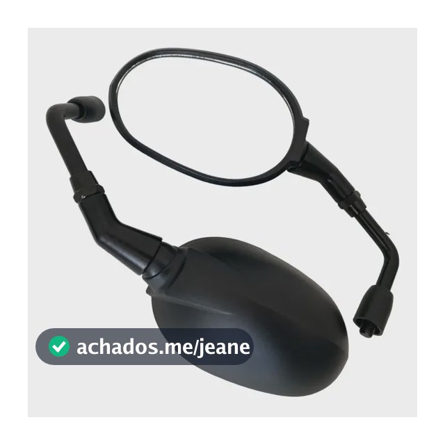 Retrovisor Modelo Tiger 800 Par Haste Fixa Longa Rosca Honda