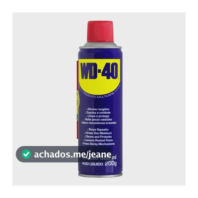 Wd40 Spray Multiusos Desengripa Lubrifica 300ml Azul