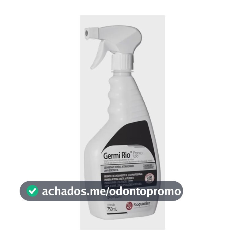 Desinfetante Germi Rio Spray Espuma Pronto Uso Rioquímica