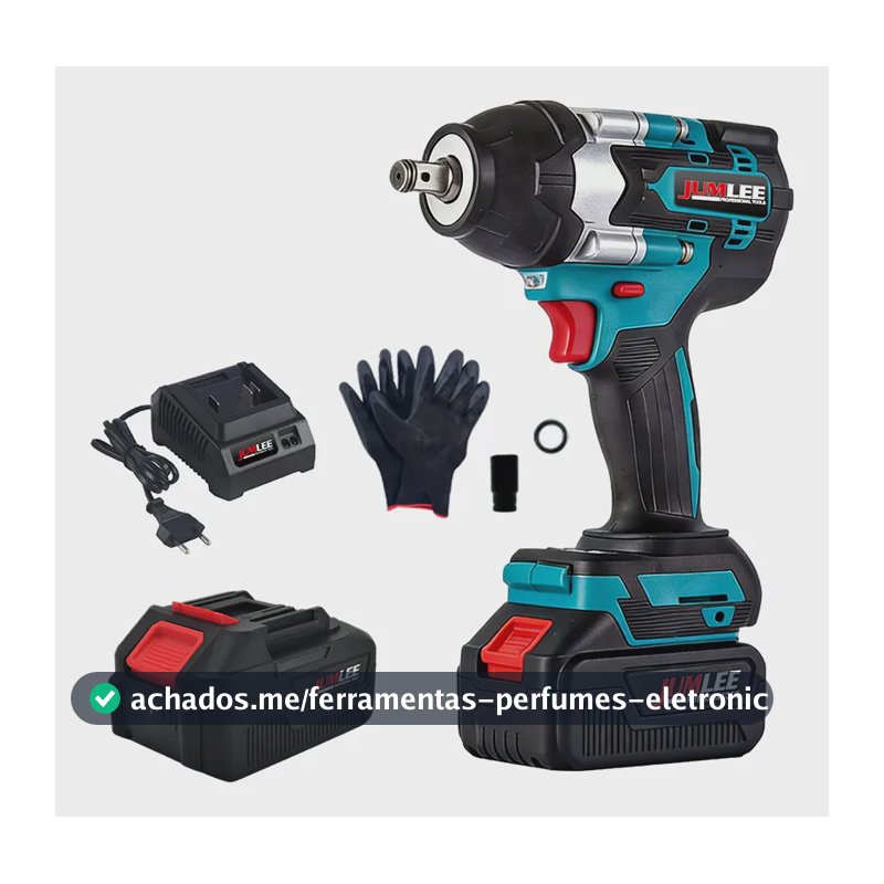 Chave De Impacto Sem Fio Brushless 68v Com Bateria 850n Azul-aço 127/220v 50hz/60hz