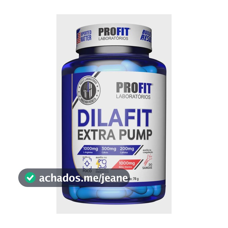 DilaFit Extra Pump 78g ProFit Laboratórios 120 CAPS