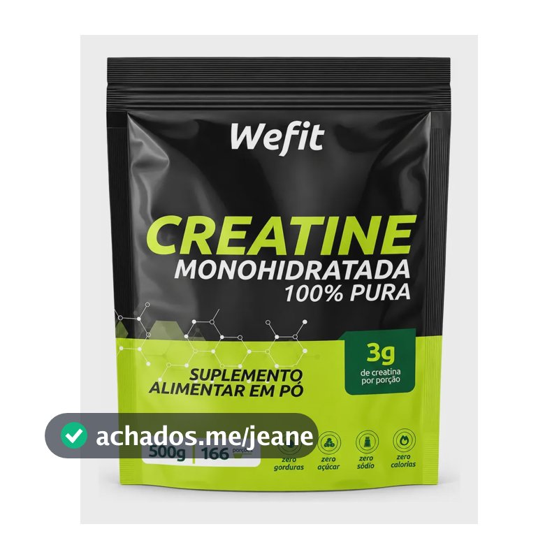 Creatina Wefit em pó Sem sabor x 500g