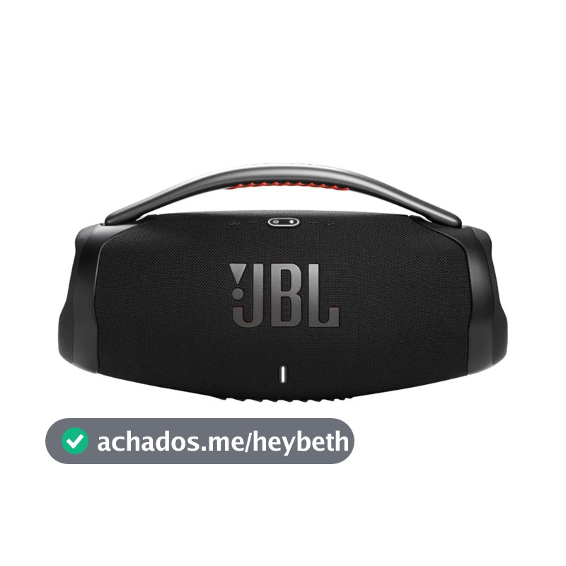 Caixa De Som Boombox 3 Bluetooth Preta Jbl