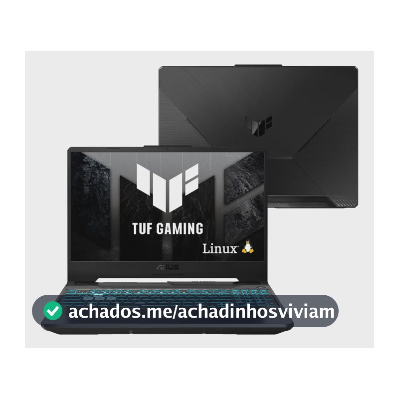Notebook Gamer ASUS TUF Gaming A15, AMD RYZEN 7, RTX 3050, 8GB RAM, 512GB SSD, Linux KeepOS, Graphite Black - FA506NCG-HN216