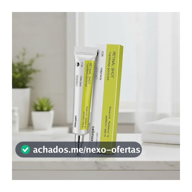 Retinal Shot Booster Celimax Coreano 15ml Pele Firme Madura Noite