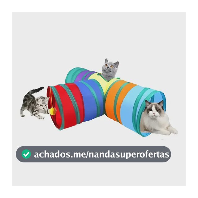 Túnel Labirinto Para Gatos Cães Interativo Dobrável Brinquedo Pet Diâmetro 25cm Forma De T