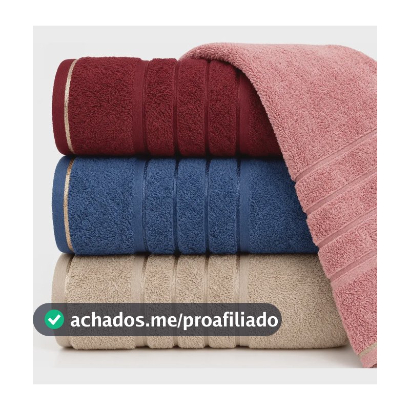 Kit 3 Toalhas De Banho Gigante Luxo 70x1,40 Grossa Atacado Multicolorido
